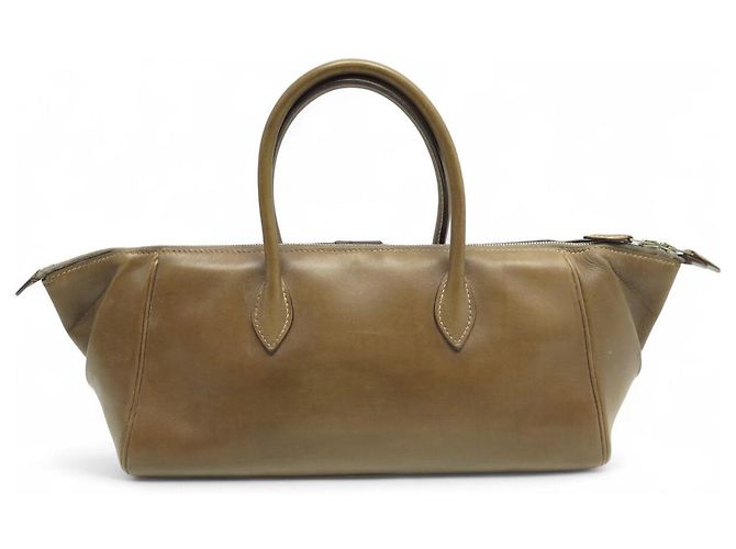 Paris-Bombay Hermès BORSA A MANO HERMES PARIS BOMBAY 27 CM IN PELLE BOX MARRONE - vista 2