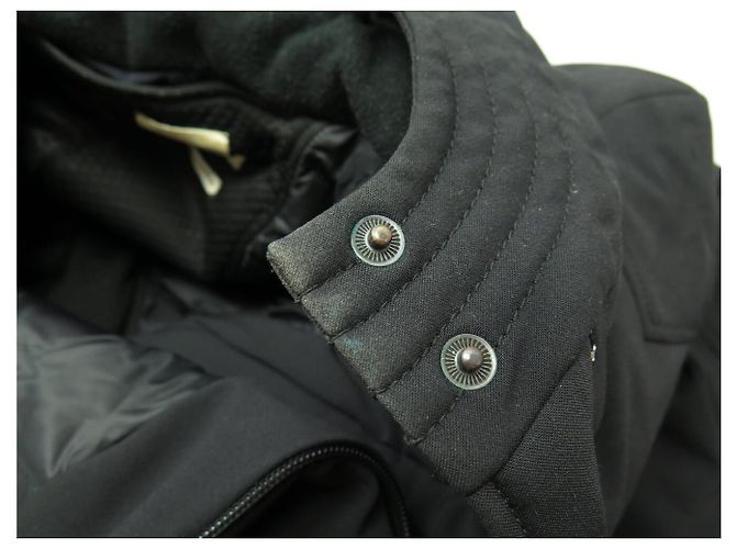 Hermès HERMES JACKET DOWN COAT WITH HOOD 48 M BLACK SKI EQUESTRIAN COAT - view 14
