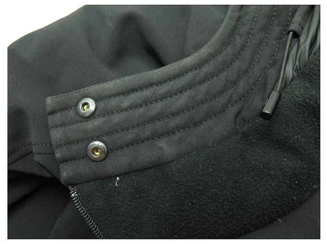 Hermès HERMES JACKET DOWN COAT WITH HOOD 48 M BLACK SKI EQUESTRIAN COAT - view 15