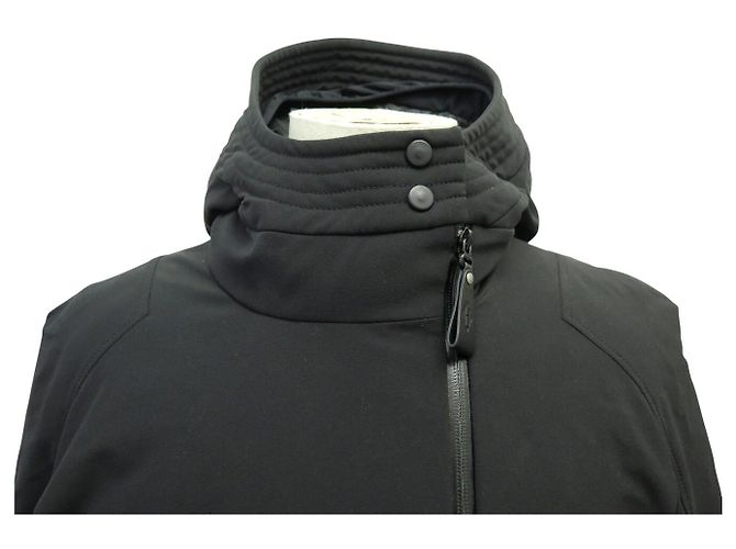 Hermès HERMES JACKET DOWN COAT WITH HOOD 48 M BLACK SKI EQUESTRIAN COAT - view 2