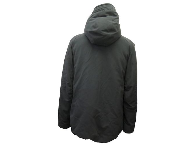 Hermès HERMES JACKET DOWN COAT WITH HOOD 48 M BLACK SKI EQUESTRIAN COAT - view 3