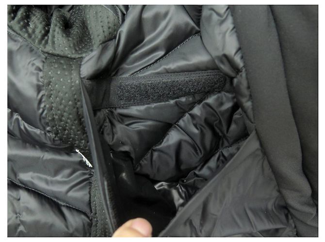 Hermès HERMES JACKET DOWN COAT WITH HOOD 48 M BLACK SKI EQUESTRIAN COAT - view 9