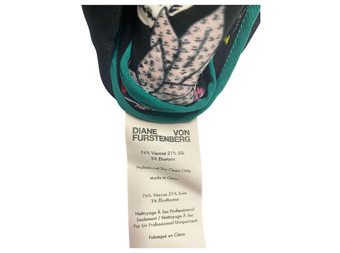 Set Floreale Diane Von Furstenberg in Viscosa Multicolore - vista 5
