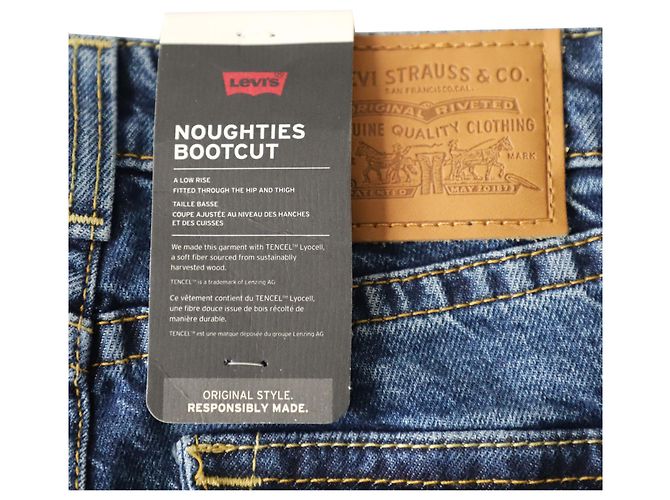 Jeans Bootcut Noughties Levi's in Denim Blu - vista 6