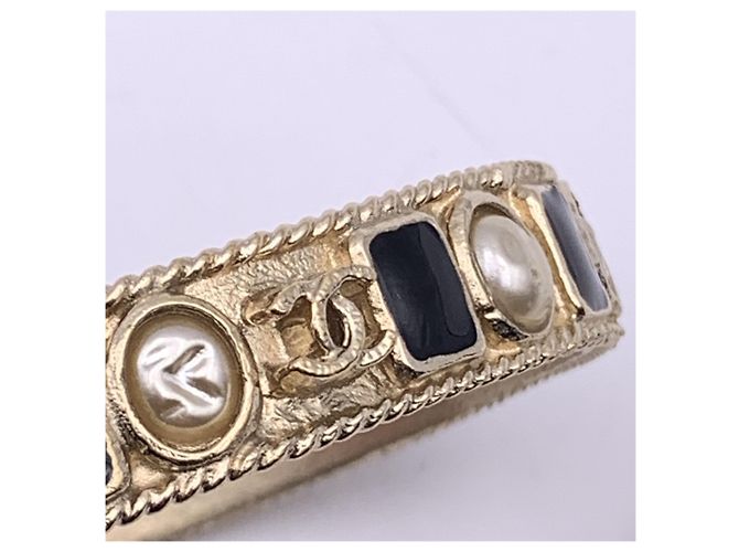 Timeless Bracciale in Metallo CC Chanel D'oro Metallico - vista 3