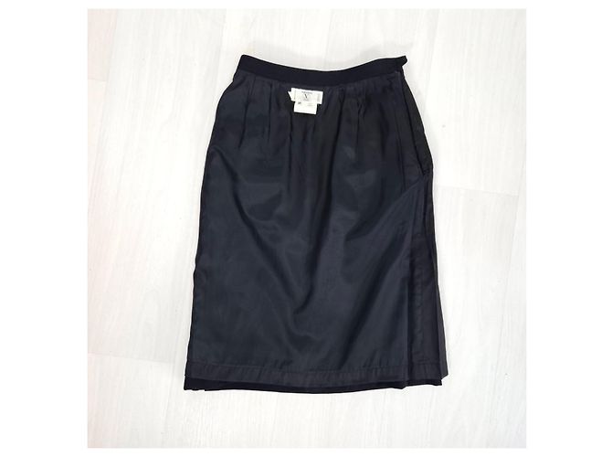 Valentino Garavani Valentino Studio schwarzes Wollkleid 1990er - Ansicht 6