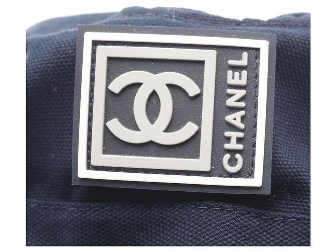Timeless Cappello in cotone della linea Sport di Chanel Blu - vista 4