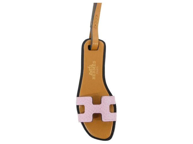 Charm Vache Hunter Epsom Nano Oran di Hermès Rosa - vista 2