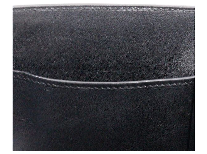 Borsa Hermès Piano 25 in pelle box calf Nero - vista 10
