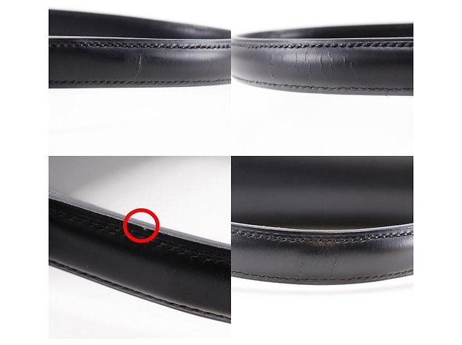 Borsa Hermès Piano 25 in pelle box calf Nero - vista 15
