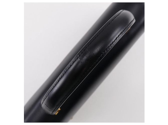 Borsa Hermès Piano 25 in pelle box calf Nero - vista 5