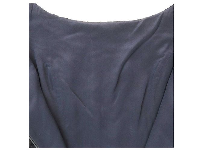 Christian Dior Blumen Spitzenkleid Blau Marineblau - Ansicht 14