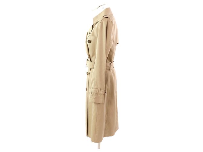 Abrigo Trench de Lana Burberry Londres Beige - vista 2