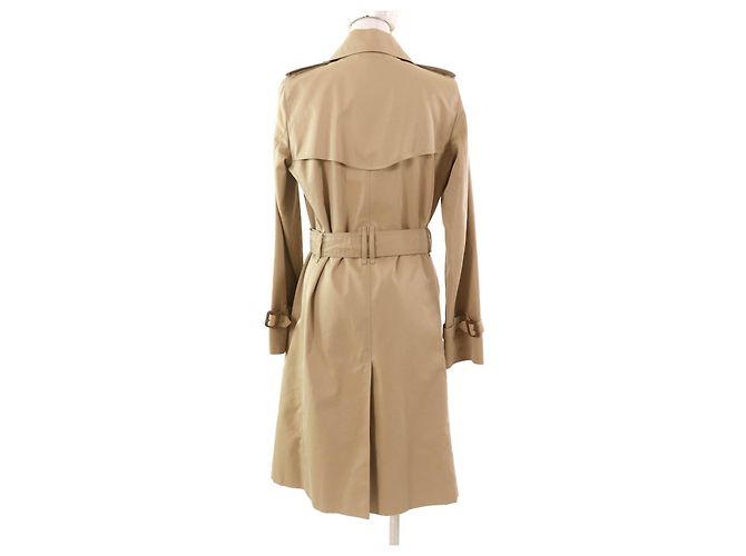 Abrigo Trench de Lana Burberry Londres Beige - vista 3
