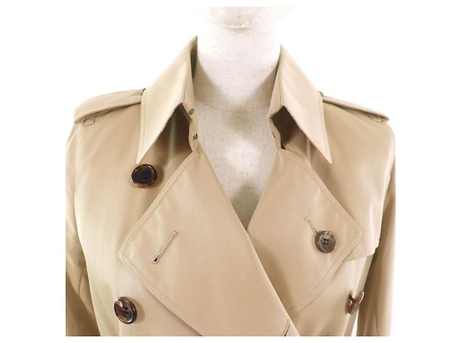 Abrigo Trench de Lana Burberry Londres Beige - vista 4