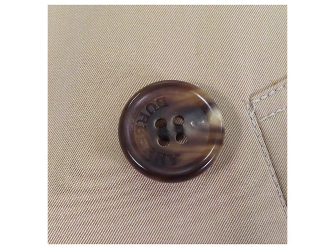 Abrigo Trench de Lana Burberry Londres Beige - vista 6