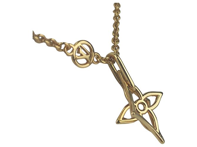Louis Vuitton Collier LV Twiggy Spitzblumen-Halskette Golden - Ansicht 3