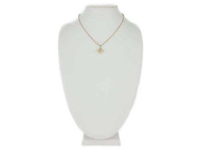 Louis Vuitton Collier LV Twiggy Spitzblumen-Halskette Golden - Ansicht 8