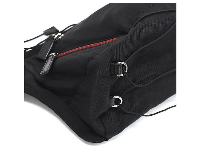 Borsa a corpo Gucci Tom Ford Nylon Web Nera Nero - vista 3
