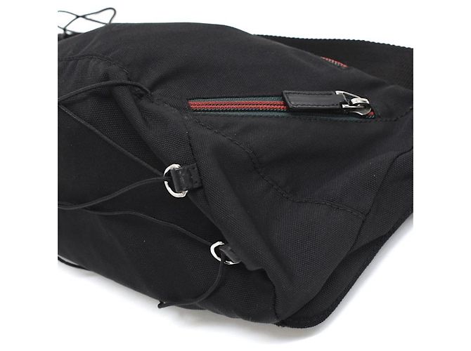 Borsa a corpo Gucci Tom Ford Nylon Web Nera Nero - vista 4