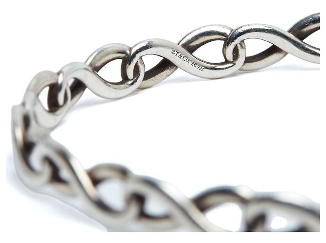 Bracciale Bangle Infinito in Argento Sterling Tiffany & Co - vista 2