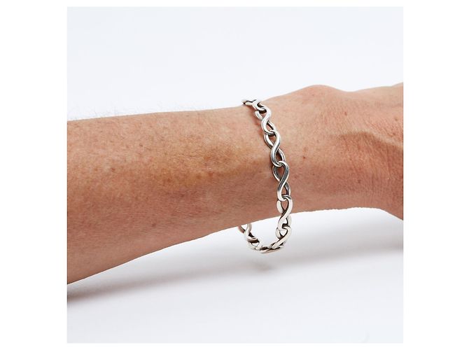 Bracciale Bangle Infinito in Argento Sterling Tiffany & Co - vista 4