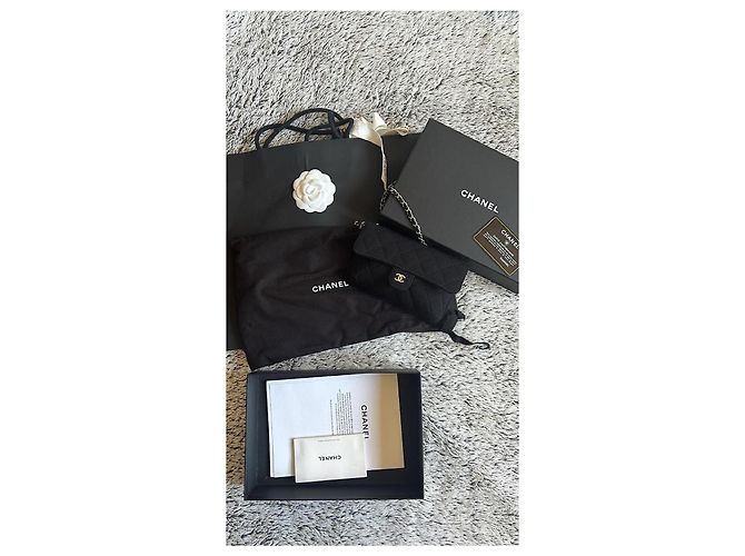Chanel Coco Handle Borsa in Nylon Nero con Tote Bag - vista 9