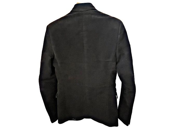 Blazer Gucci Blu Navy Monogramma GG Cotone - vista 6