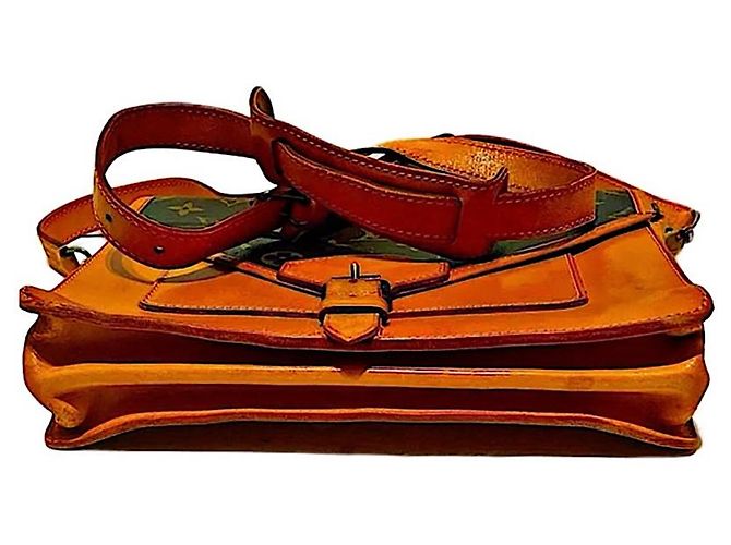 Louis Vuitton Monogramm Biface Umhängetasche Braun - Ansicht 7