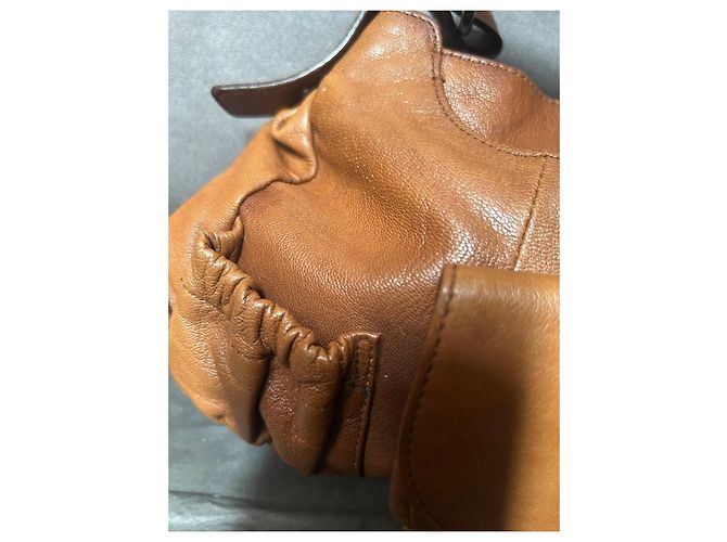 Borsa Yves Saint Laurent Mombasa in pelle marrone - vista 4
