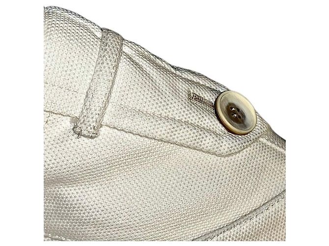 Blazer Gucci Estilo Militar de Algodón Blanco - vista 3