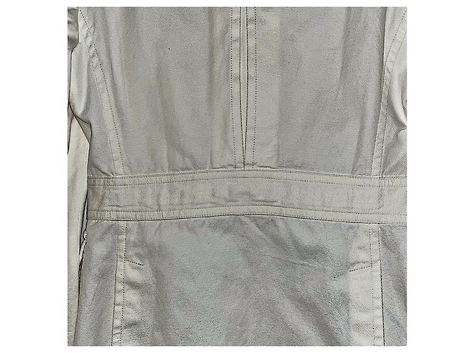 Blazer Gucci Estilo Militar de Algodón Blanco - vista 5