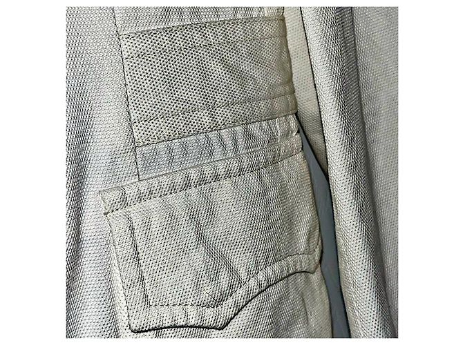 Blazer Gucci Estilo Militar de Algodón Blanco - vista 7