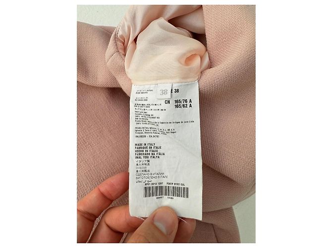 Vestido rosa pálido Prada - vista 6