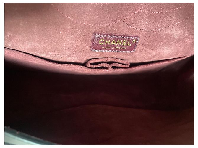 Borsa 2.55 Maxi Chanel Nero Oro - vista 10