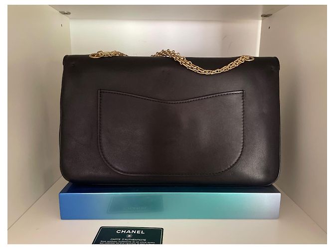Borsa 2.55 Maxi Chanel Nero Oro - vista 2