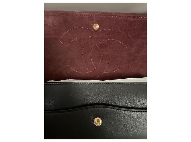 Borsa 2.55 Maxi Chanel Nero Oro - vista 5