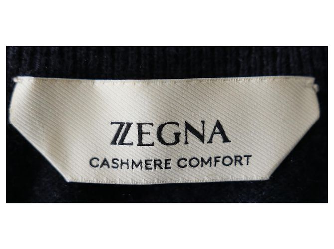 Ermenegildo Zegna Blauer Cashmere-Pullover von Zegna - Ansicht 4