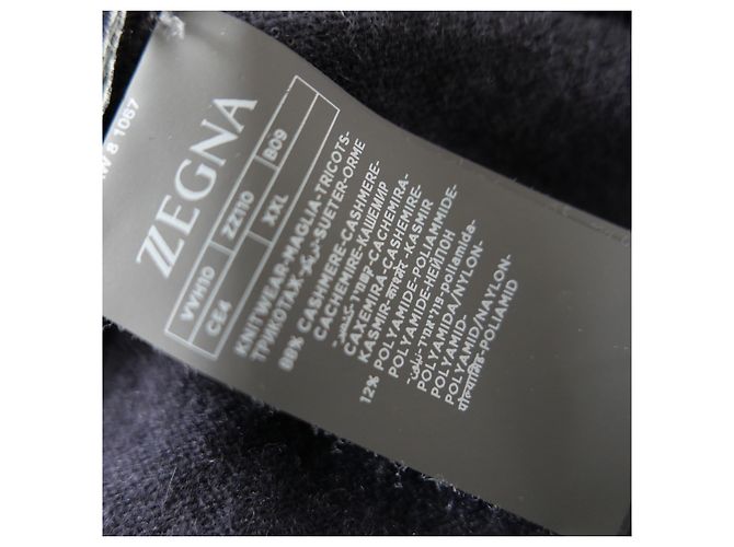 Ermenegildo Zegna Blauer Cashmere-Pullover von Zegna - Ansicht 5