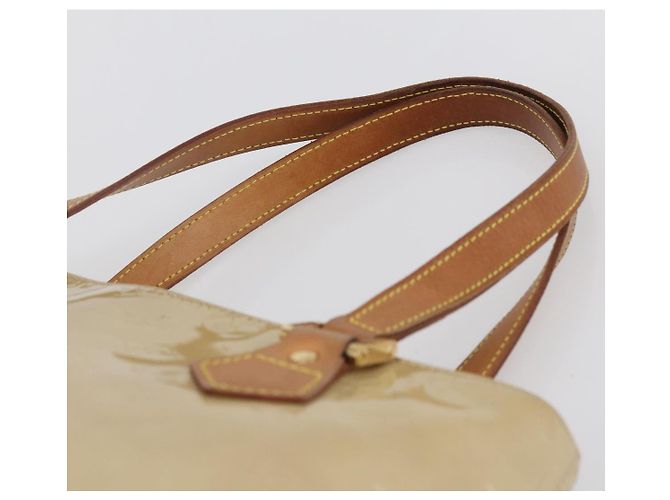LOUIS VUITTON Borsa a Mano Monogram Vernis Houston Beige M91004 LV Auth BA6408 - vista 14