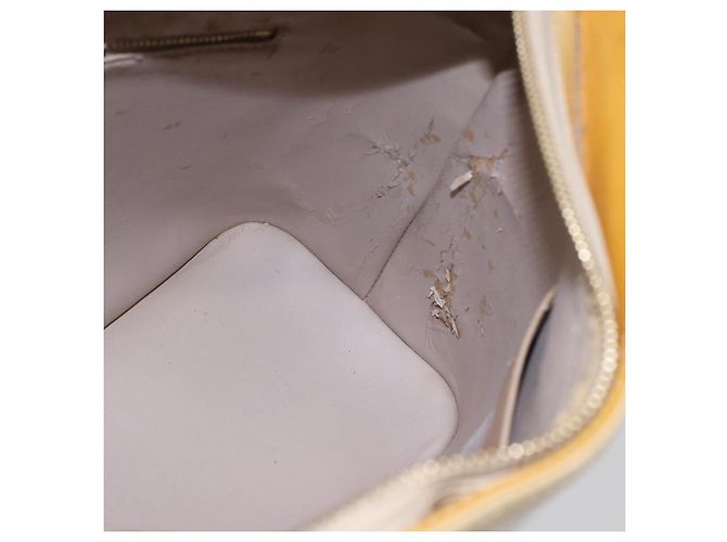 LOUIS VUITTON Borsa a Mano Monogram Vernis Houston Beige M91004 LV Auth BA6408 - vista 18