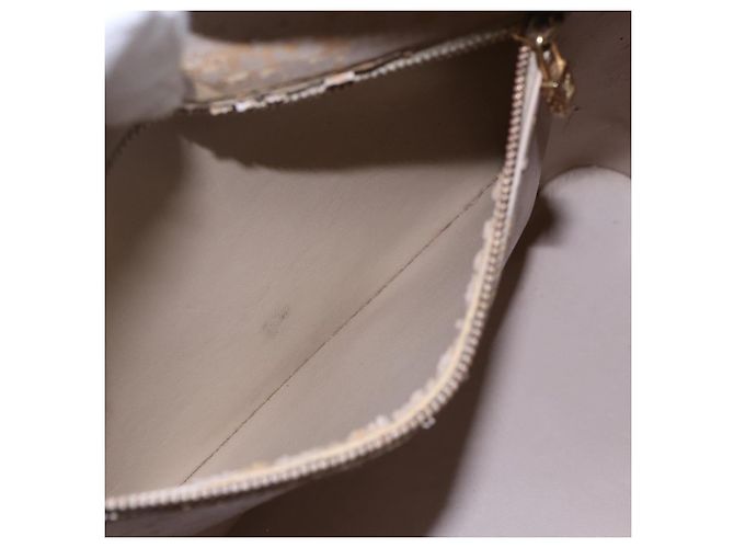LOUIS VUITTON Borsa a Mano Monogram Vernis Houston Beige M91004 LV Auth BA6408 - vista 20