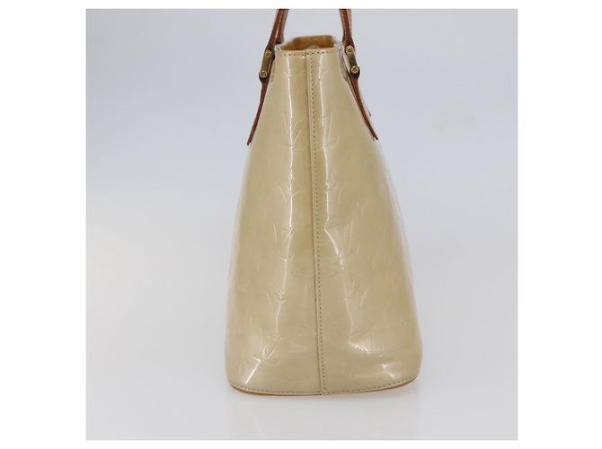 LOUIS VUITTON Borsa a Mano Monogram Vernis Houston Beige M91004 LV Auth BA6408 - vista 3