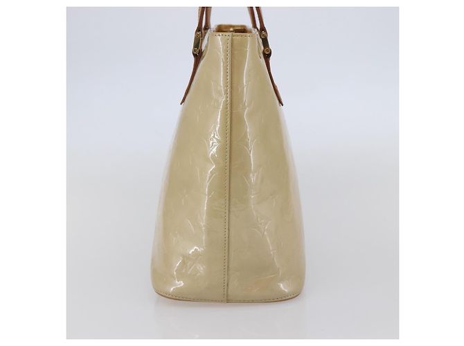 LOUIS VUITTON Borsa a Mano Monogram Vernis Houston Beige M91004 LV Auth BA6408 - vista 4