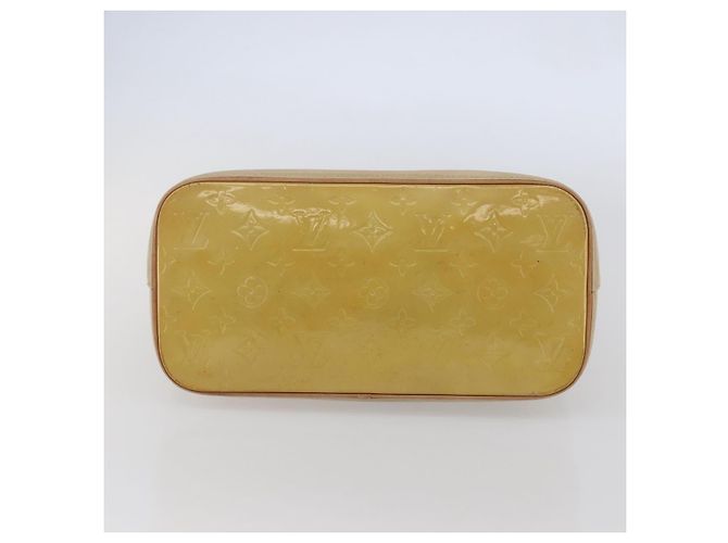 LOUIS VUITTON Borsa a Mano Monogram Vernis Houston Beige M91004 LV Auth BA6408 - vista 5