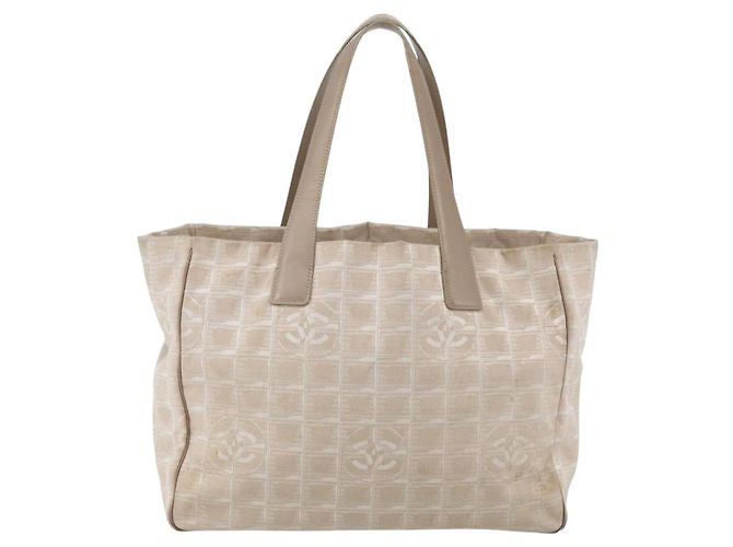 CHANEL Neue Reise Tote Tasche Nylon Rosa Gold CC Auth BA6476 Pink Golden - Ansicht 13