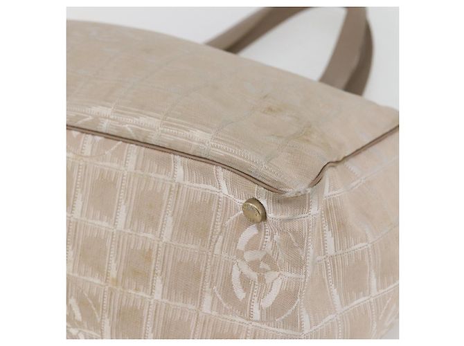 CHANEL Neue Reise Tote Tasche Nylon Rosa Gold CC Auth BA6476 Pink Golden - Ansicht 14