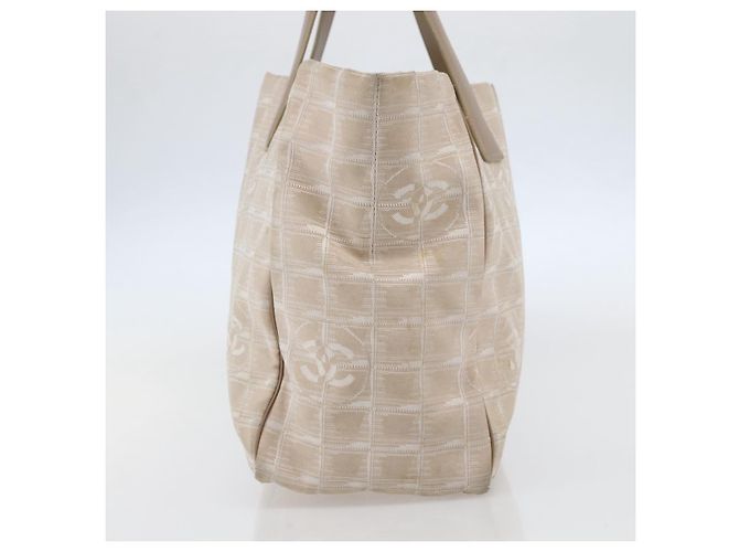 CHANEL Neue Reise Tote Tasche Nylon Rosa Gold CC Auth BA6476 Pink Golden - Ansicht 3