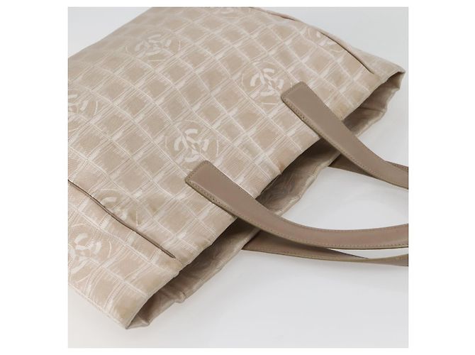 CHANEL Neue Reise Tote Tasche Nylon Rosa Gold CC Auth BA6476 Pink Golden - Ansicht 6