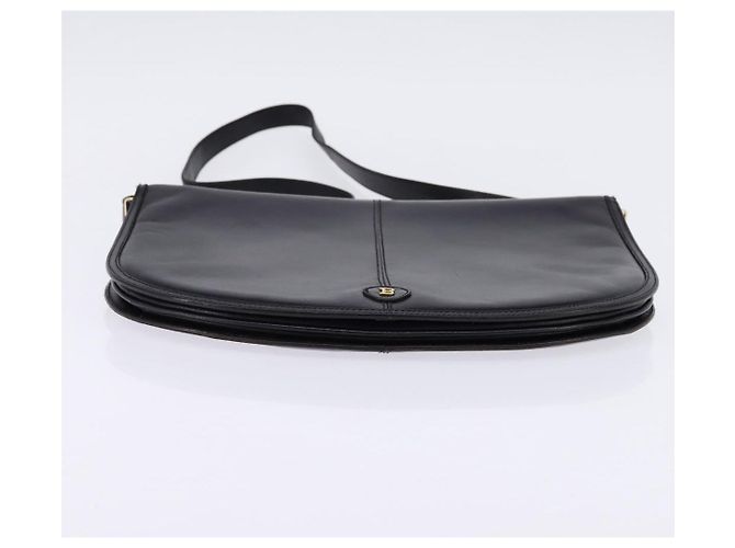 BALLY Borsa a Spalla in Pelle Nera e Oro Auth 143332 Nero D'oro - vista 5